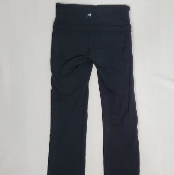 ATHLETA Black Cropped Activewear Leggings - Picture 4 of 7